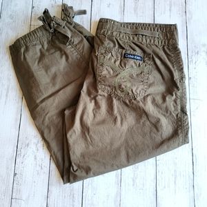 Calvin Klein Jeans Cargo Capri Pants NWOT